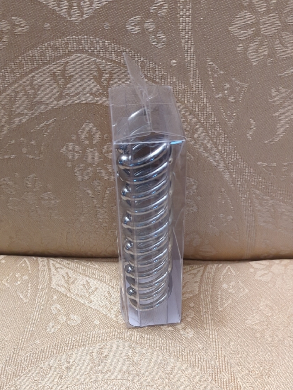 New In Box Splash Chrome Shower Rings - Silver Finish - Picture 3 of 4
